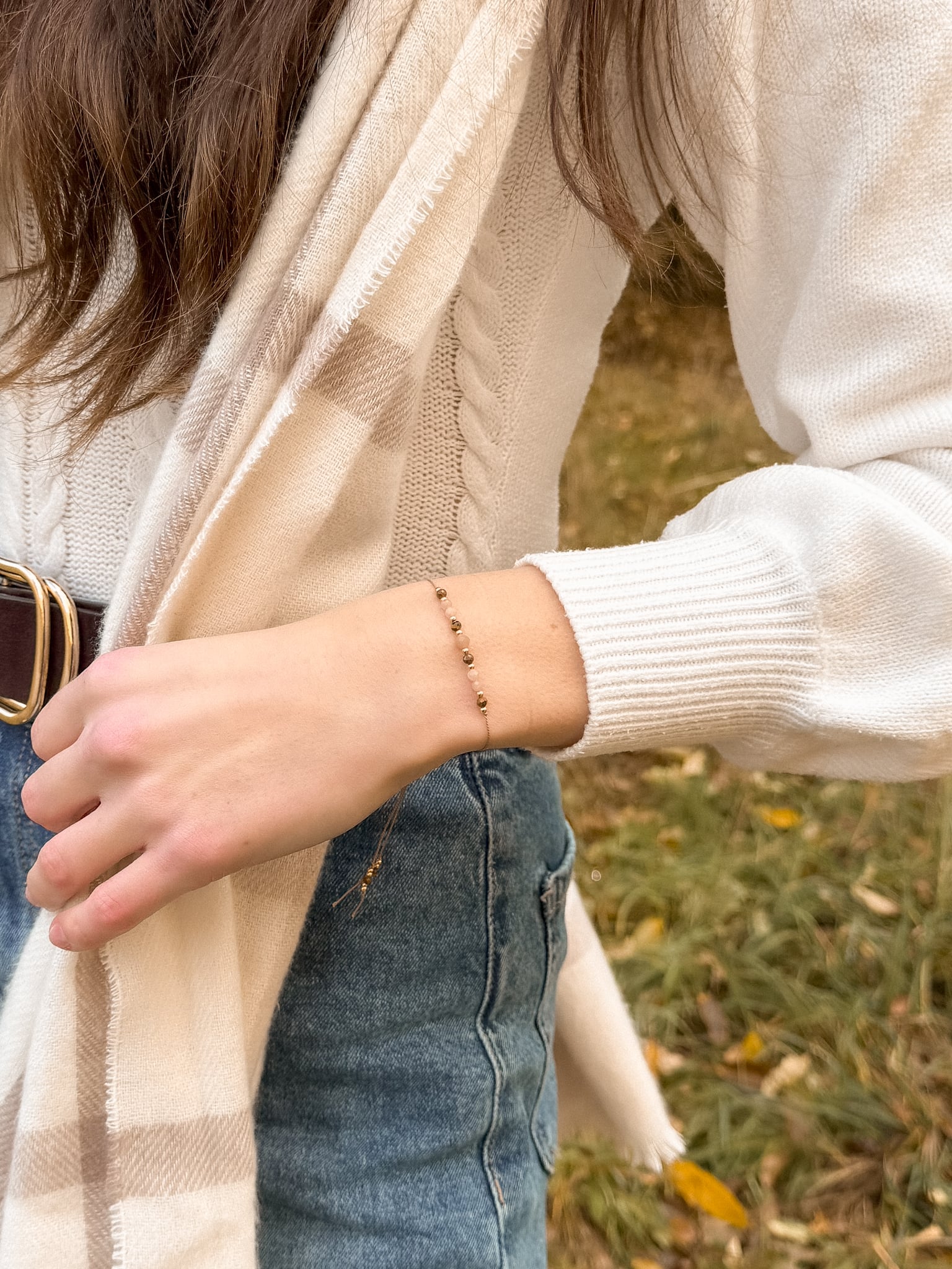 Bransoletka z Turmalin, Kamień słoneczny, Tygrysie oko - Bransoletka Sukces - energetyczna bransoletka z kamieni naturalnych